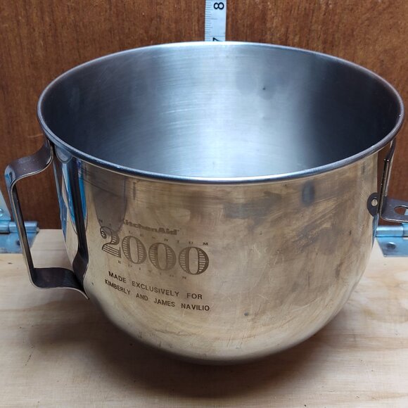 Used KitchenAid 5 2000 Edition 5 Qt Bowl-Lift Stand Mixer Stainless Steel Bowl - Picture 1 of 11